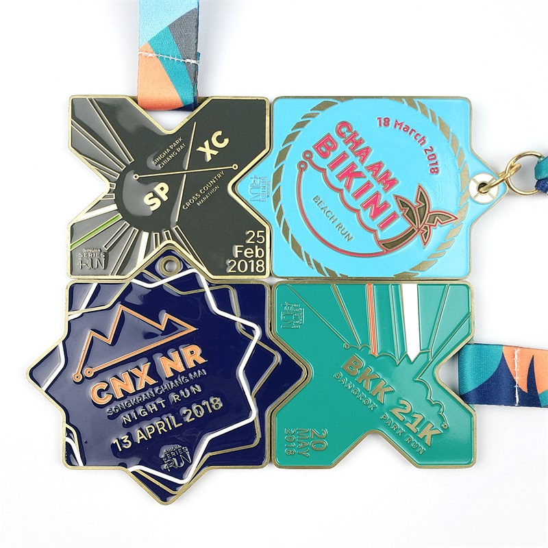 Médaille de médaille de médaille de sport en métal personnalisé de récompense.