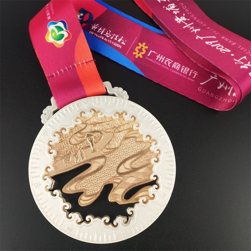 Médaille d'émail personnalisée Plaque PVD PVD Games d'hiver 2022 Médailles