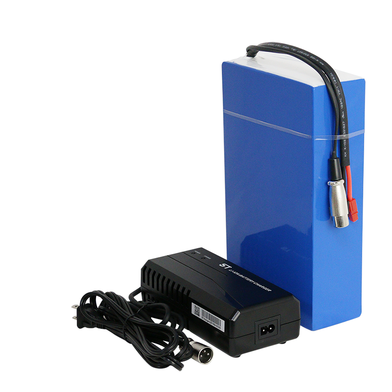 Pack de batterie au lithium personnalisée 36V 48V 52V Grade A cellules pour les outils électriques électriques pour le scooter électrique en fauteuil roulant électrique