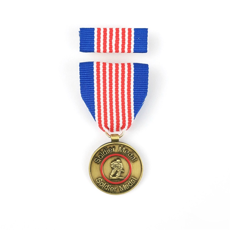 Médaille de logo de la compagnie d'or et de l'or sur mesure Médaille d'honneur