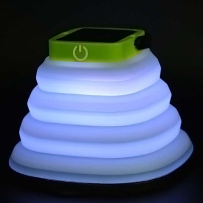 LED Camping Light Solar Solar Rechargeable Lantern Économie d'énergie Soft Solar Lanterns LED Bubble Light