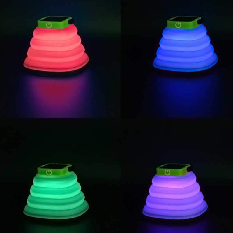 LED Camping Light Solar Solar Rechargeable Lantern Économie d'énergie Soft Solar Lanterns LED Bubble Light