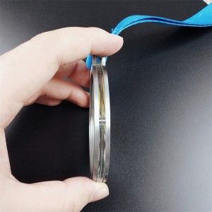 Médailles 3D métalliques personnalisées pour événements sportifs avec ruban Pendant Gold Silver Bronze Marathon Running World Médaille