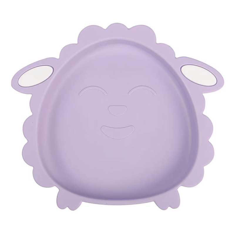 Baby Table Varelle Sheep Food Grade Silicone Bol d'alimentation de bébé sans BPA Dîner Silicone Alieuses pour les tout-petits Plaques