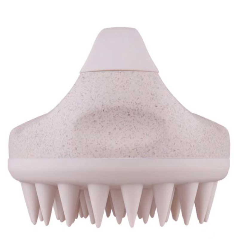 Masseur de shampooing de blé biodégradable Brousse de masseur de cuir chevelu exfoliant lavage de peigne Broche de douche de douche