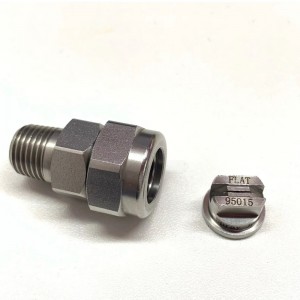 TP UniJet Spray Tips, TPU, Buzre de tête TPU en acier inoxydable à jet plat, buse denettoyage en métal