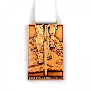 Médailles de concours de cyclisme Souvenir Zinc Alloy Official Sport Match Award Médaille