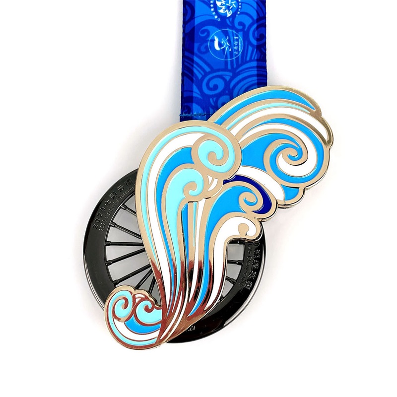 Nouvelle médaille de vélo de course de cycle 3D Cycle personnalisé