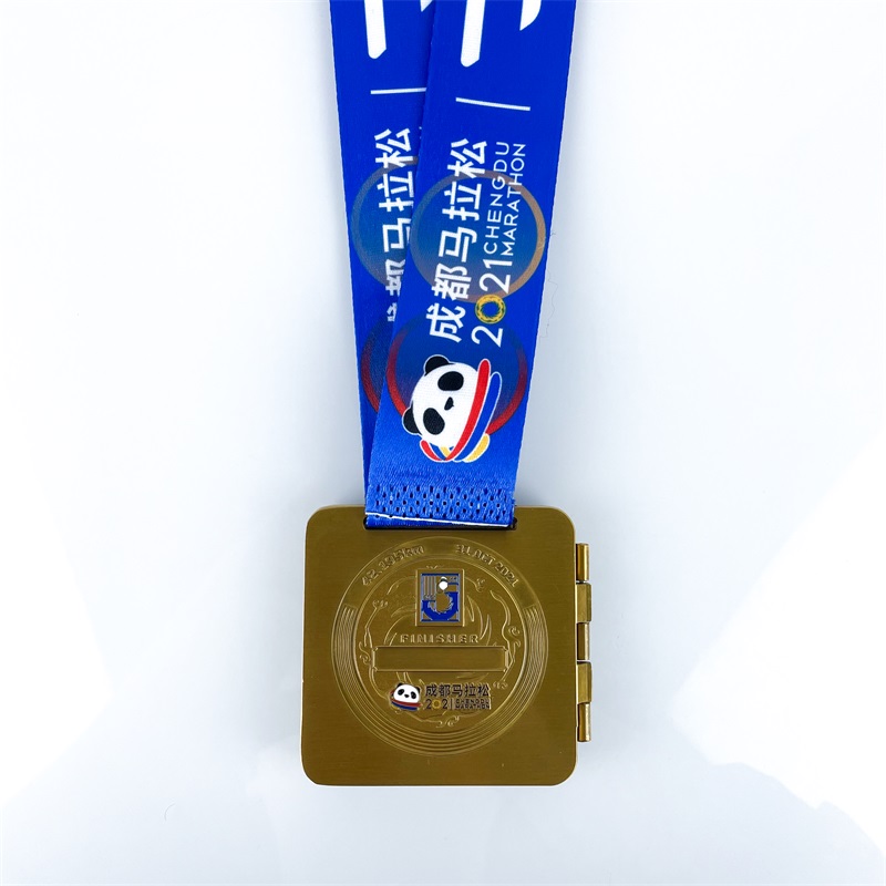 Panda Design Quality Custom Marathon Medal Metal Sport Médaille