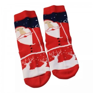 Chaussettes d\'hiver de haute qualité pour Noël pour bébé thermique personnalisé Chaussettes de Noël Gift Christmas chaussettes de Noël