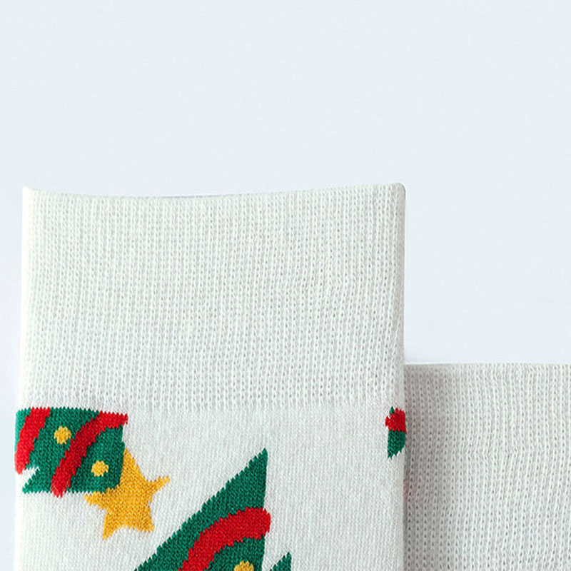 Chaussettes d'hiver en coton personnalisé chaussettes chaudes de Noël chaussettes d'équipage