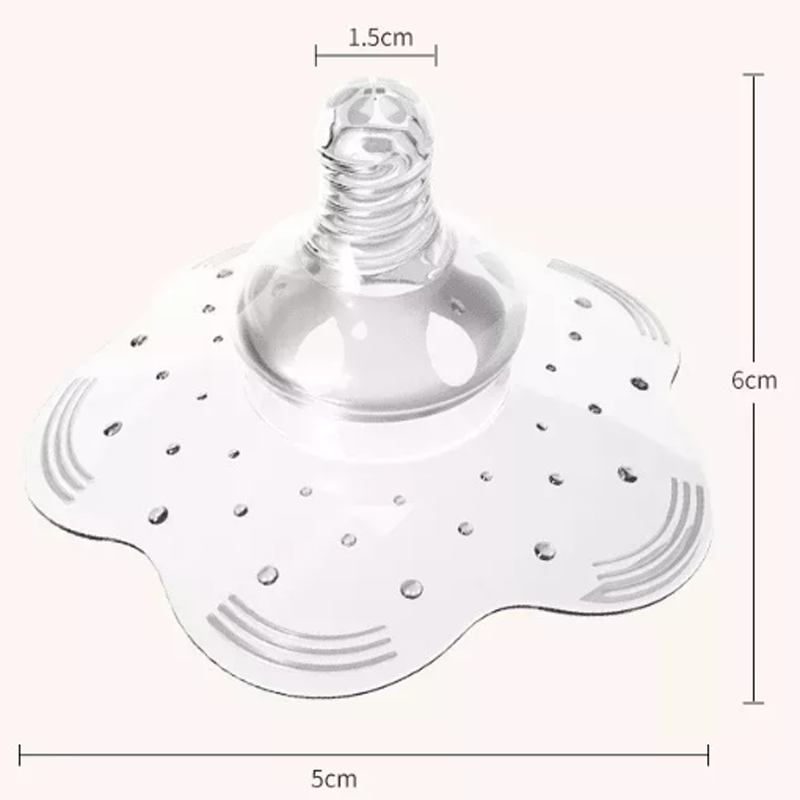 Mallfeeding Mother Nursing Milk Silicone Minppie Bouclier de protection Couvercle avec Bouclier de mamelon mammaire pour l'allaitement