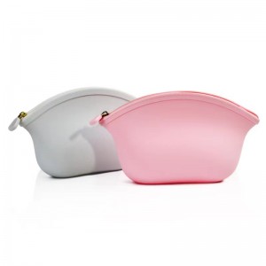 Partage de voyage Shopping Zipper Coul de bonbon portable pourdies Mady Silicone Cosmetic Sac à main