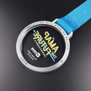 Médailles de lutte universelles en alliage de zinc de haute qualité Sliver de haute qualité Zinc