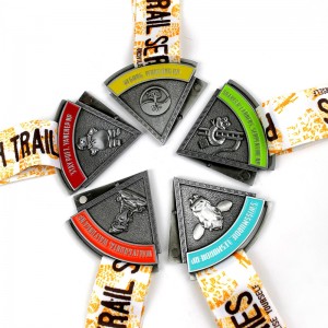 Médaille de combinaison de récompenses sur les métaux personnalisés bon marché