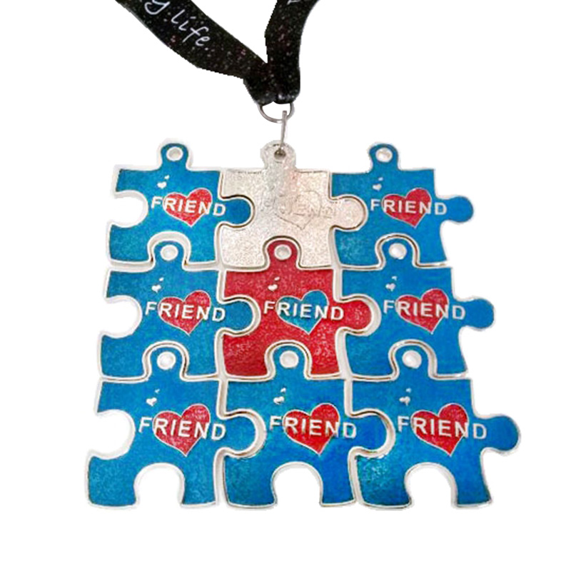 Médaille de médaille en métal personnalisé Lego Médaille de métal personnalisé en métal