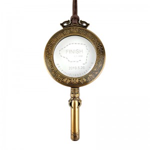 Médaille de métal personnalisée Faire ma propre médaille de conception de la main Médailles de verre