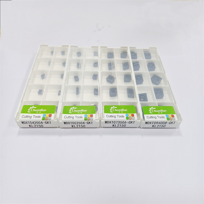 Chuanrun CNC Carbure Tools Forage INSERT WDXT HIGH SPEED/light Carbide Forage Inserts