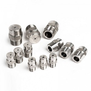 Souffrouillage de buse à cône solide en acier inoxydable et humidification Haute et basse pression ATomisation Bulle conique Bulle denettoyage de brume d\'eau