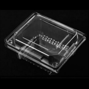 Boîte à fruits avec couvercle (sans trou) 135 * 115 * 63 mm HGF-250G