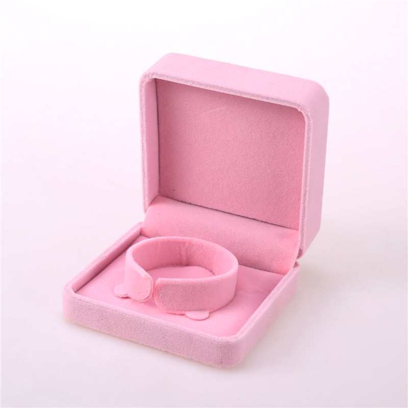 Boîte cadeau de bijoux rose, boîte cadeau de bijoux personnalisée