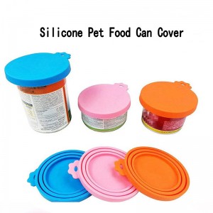 Couvercles de pot denourriture en silicone, couvercles de bocal en silicone gratuit BPA pour lanourriture pour chiens et pour chats, couverture de préservation des aliments pour animaux de compagnie, un couvercle en pot s\'adapte à la ...