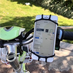 Support de téléphone à vélo, support de guidon à moto, support de téléphone en silicone tournante à 360 °, compatible avec iPhone 13/12/11 pro max xs max xr x 8 7 6s plus se 2022 12 mini, samsung galaxy