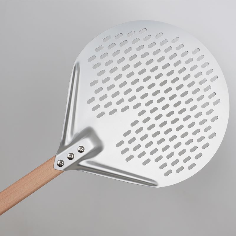 Détachable 12nch 14 pouces en aluminium rond pizza peeter pizza pelle à pizza spatule pizza paddle