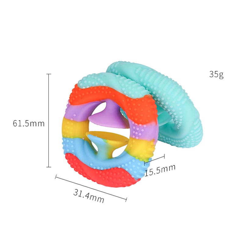 Anti-SKID Silicone Aspiration Tasse de type Five-doigt Grip Force Training Training Disage Silicone Grip Force Trainer Silicone Hand and Forearm Exerciseur and Forcener pour l'homme, Grip Forcenener, Grip Hand Exercise Ring