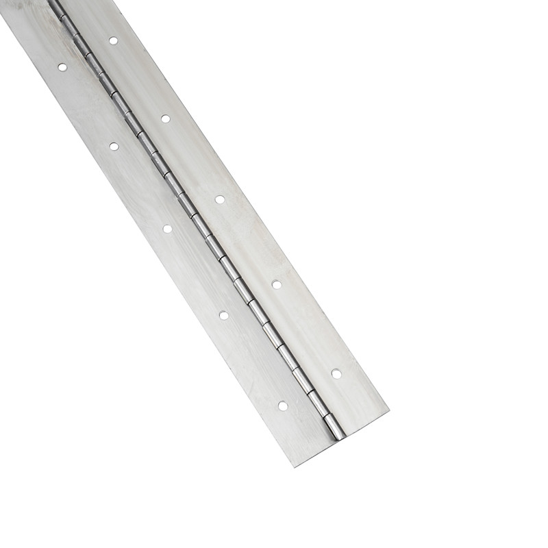Taille standard Hinge longue 201#72 ‘’ * 2 Piano en acier inoxydable Hinge continue Cabinet de cabinet de rangée de rangée