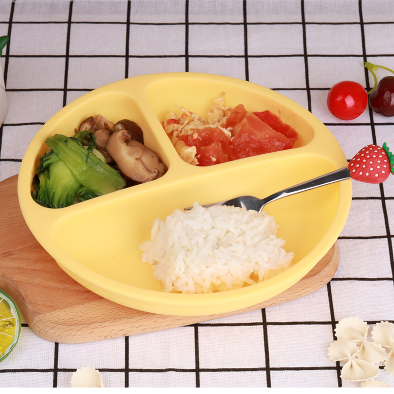 Suisse à bébés en silicone, ventouses auto-alimentaires pour les tout-petits, plats d'alimentation en silicone pour bébé en silicone pour bébés sevrés, BPA sans micro-ondes, lave-vaisselle et four en toute sécurité - bols d'alimentation pour bébé