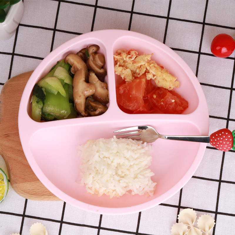 Suisse à bébés en silicone, ventouses auto-alimentaires pour les tout-petits, plats d'alimentation en silicone pour bébé en silicone pour bébés sevrés, BPA sans micro-ondes, lave-vaisselle et four en toute sécurité - bols d'alimentation pour bébé