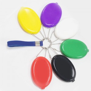 Sac à bands à bands à sac à main de monnaie ovale en silicone, sac pour hommes avec chaîne, sac en silicone de qualité alimentaire, respectueux de l\'environnement et imperméable