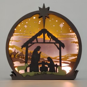 Décoration artisanale en bois 3D