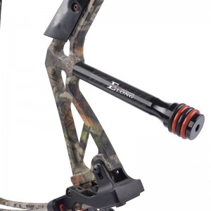 240047 6 pouces d\'arbre d\'amortisseur en carbone pur pour l\'arc composé