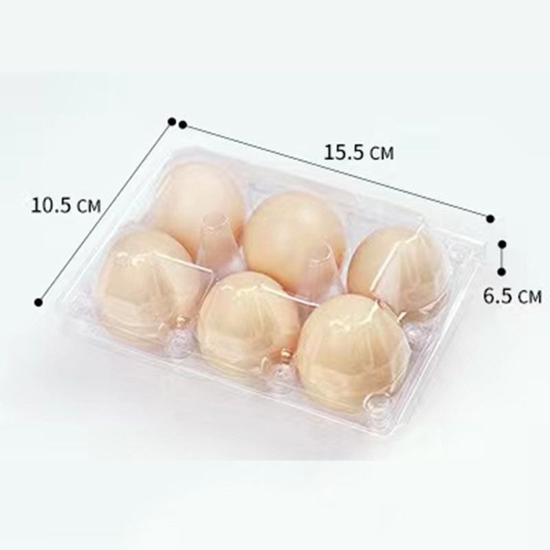 Plateau d'oeuf 155 * 105 * 65 mm 6 rainures