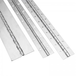 Hinge longue personnalisée 201#304#épaisseur 3.0 Piano en acier inoxydable Hinge de piano continu armoire de row-piano charnière