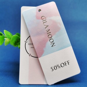 Processus d\'impression en doré Carte suspendue