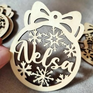 Pièce décorative du cercle de contreplaqué en bois coupé au laser coupé au laser