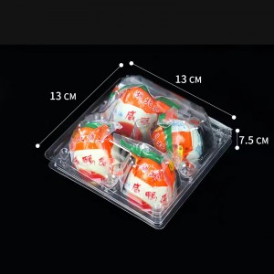 Bac d\'oeuf de canard 130 * 130 * 75 mm 4 rainures