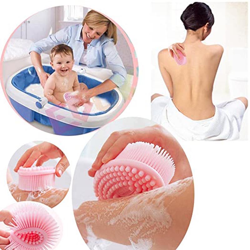 Silicone Body Scurper Loofah Exfoliant Body Bath Brush Brush Loofah Brush pour les enfants sensibles Femmes Mentes Tous Skin