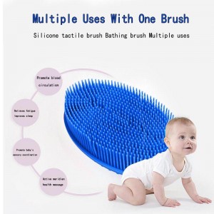Silicone Body Scurper Loofah Exfoliant Body Bath Brush Brush Loofah Brush pour les enfants sensibles Femmes Mentes Tous Skin