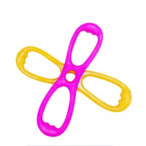 bandes de traction en silicone, corde élastique de corde de traction en silicone ensemble de corde de remise en forme des bandes de résistance à l\'exercice pour l\'étirement du corps, yoga