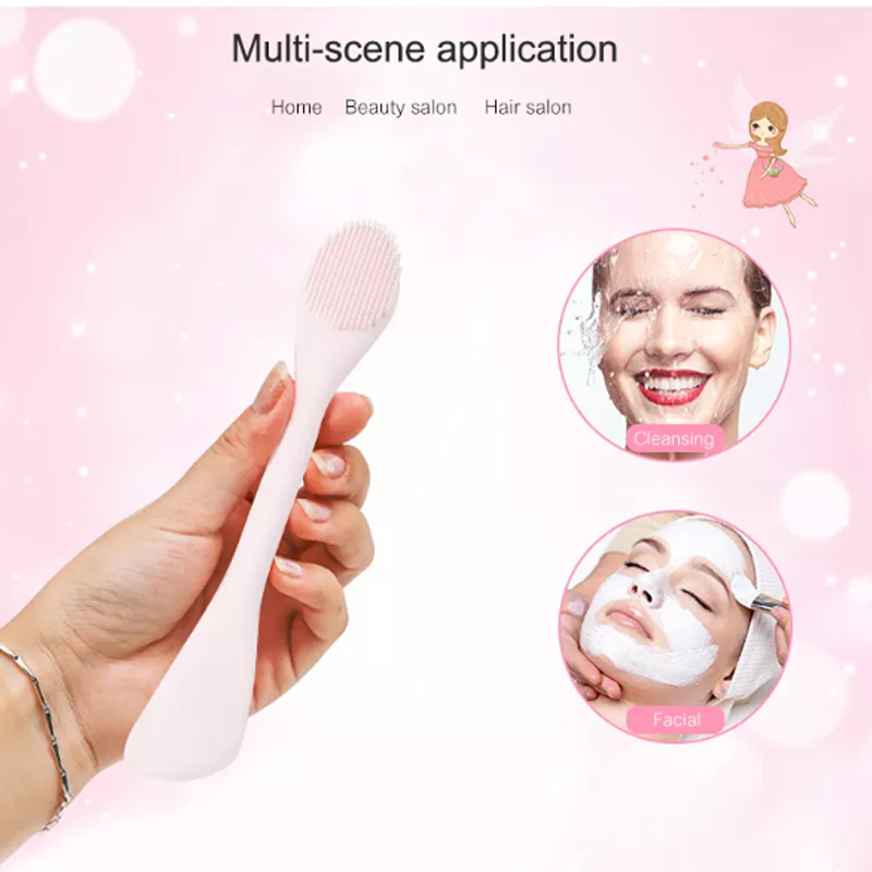 Outils d'application de masque - applicateur de brosse à masque en silicone et spatule de massage pour argile, crème, gel et masques de boue - Cadeaux d'outils de beauté