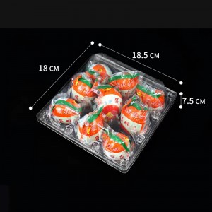 Plateau d\'oeuf de canard 185 * 180 * 75 mm 9 rainures