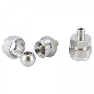 Adaptateur de buse à billes universel, adaptateur universel pour le raccord de réglage du type de balle, adaptateur de buse à billes fileté