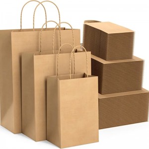 Sac en papier kraft respectueux de l\'environnement