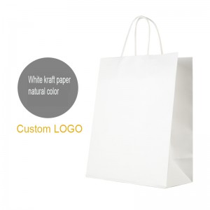 Sac en papier marron coloré