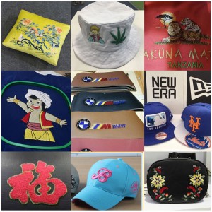 Machine de broderie informatisée à capuchon unique