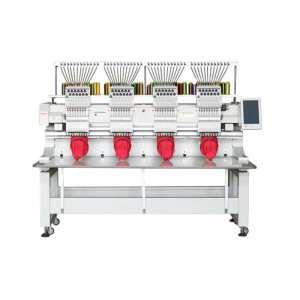 Machine de broderie informatisée à quatre têtes à grande vitesse